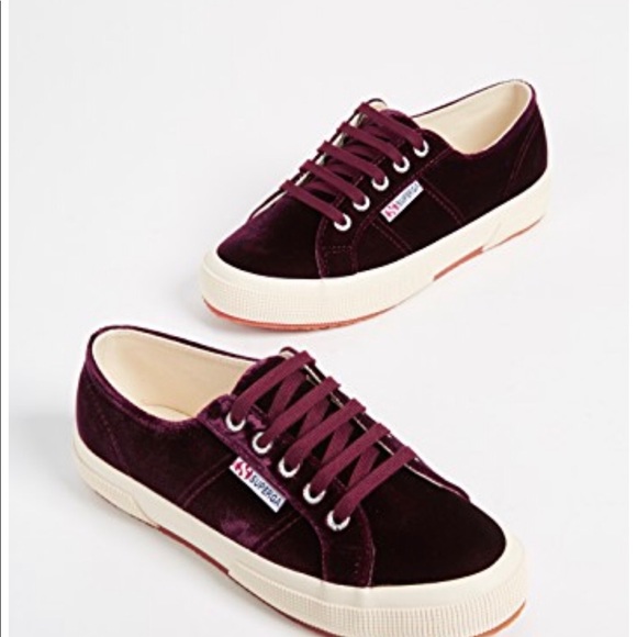 superga platform bordeaux